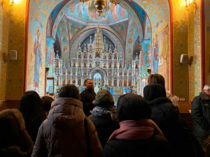Студенты посетили с экскурсией Троицкий собор г. Щелково.
