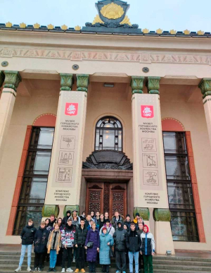 Студенты групп 6229/1 и 6129 посетили экскурсию по своей специальности - «Музей городского хозяйства Москвы»