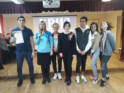 Игра КВИЗ в рамках Антинаркотического месячника в СП № 3, 4