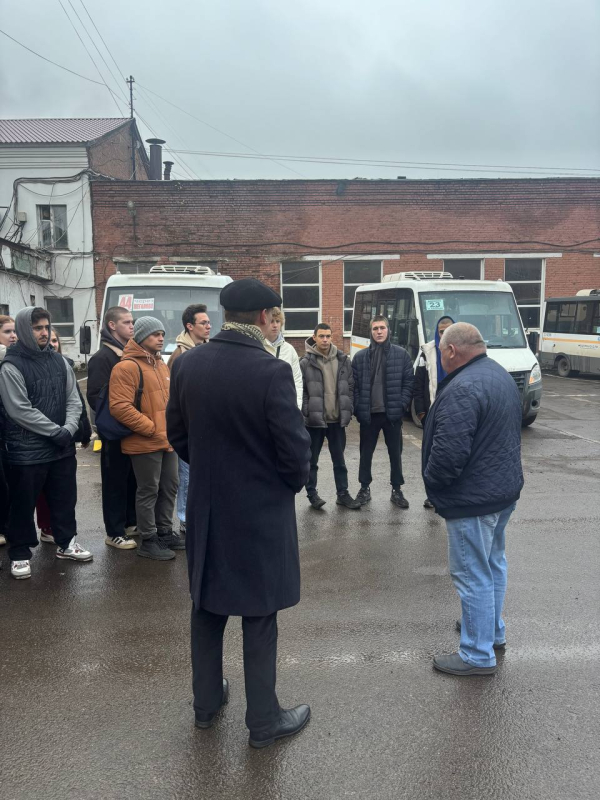 Посещение студентами группы 1338 автоколонны в г. Щелково