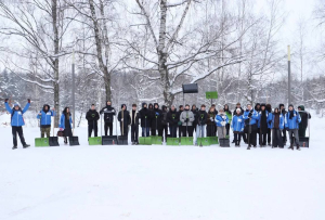 Студенты Щёлковского колледжа приняли участие во Всероссийской патриотической акции &laquo;Снежный десант&raquo; на территории городского округа Звёздный городок