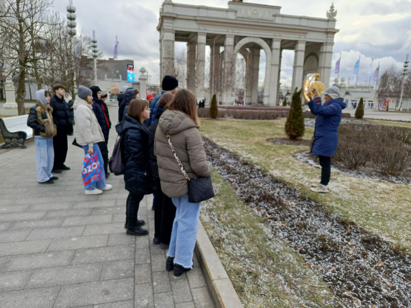 Учебная экскурсия на ВДНХ на тему «Обрезка деревьев и кустарников в зимний период»