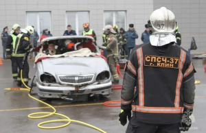 В Щёлковском колледже прошли соревнования спасателей со всей Московской области!