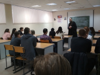 Встреча студентов СП №2 со священником Антонием Сенько