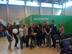 Студенты групп 367 и 357 посетили выставку «Международный Московский салон образования 2018»