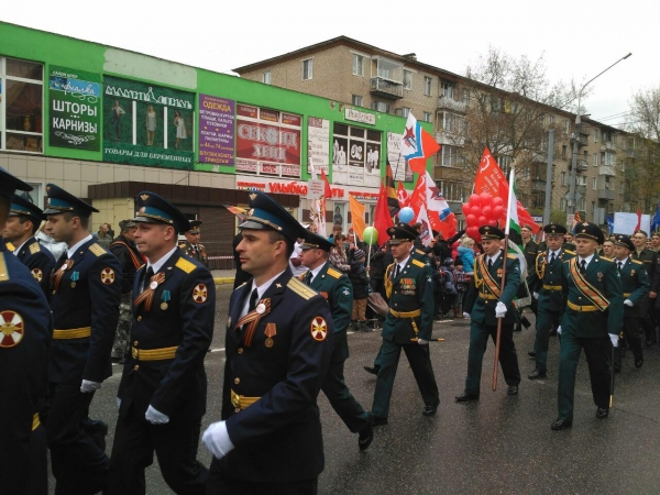 Парад, посвященный 72-ой годовщины победы в Великой Отечественной Войне